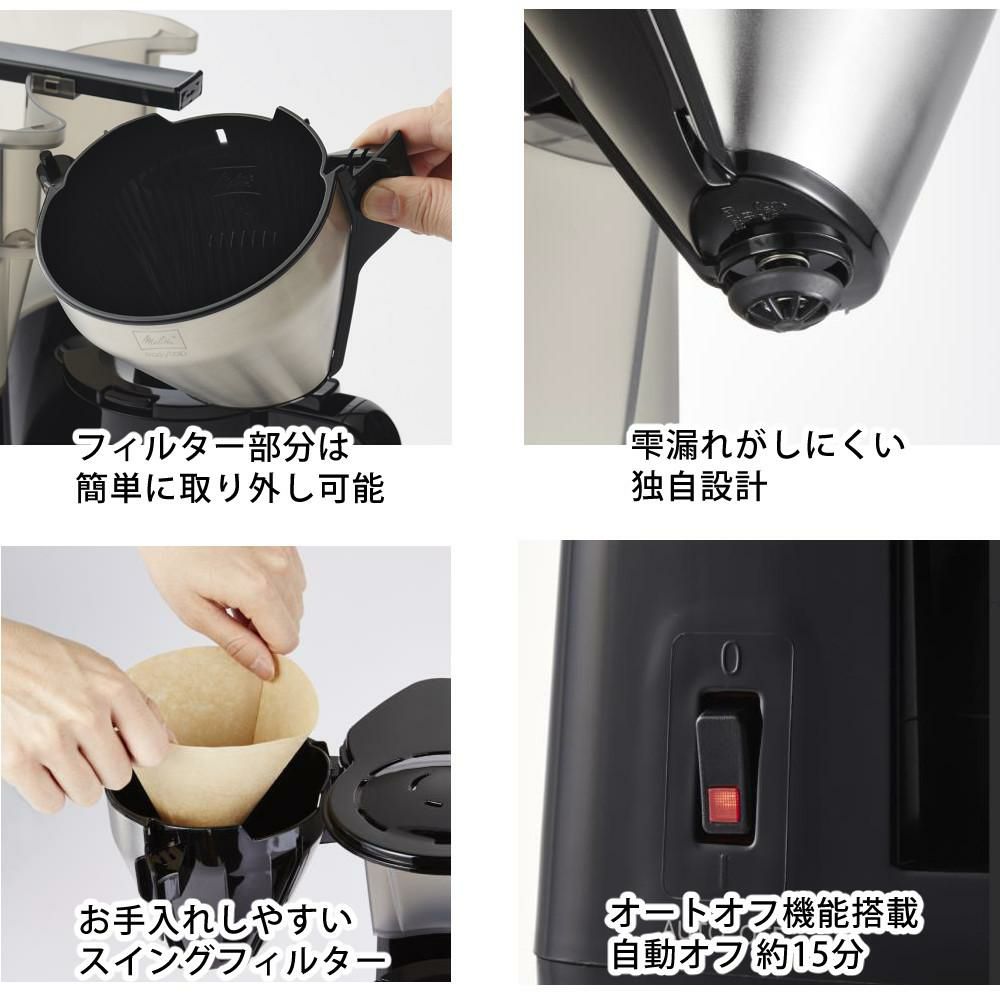 メリタ イージートップサーモ 10杯 コーヒーメーカー LKT-1002