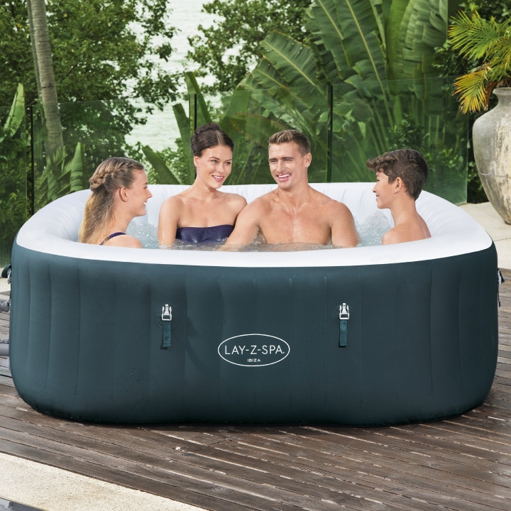 エアジェットスパ イビザ 6 1.8m×1.8m×66cm グリーン /B