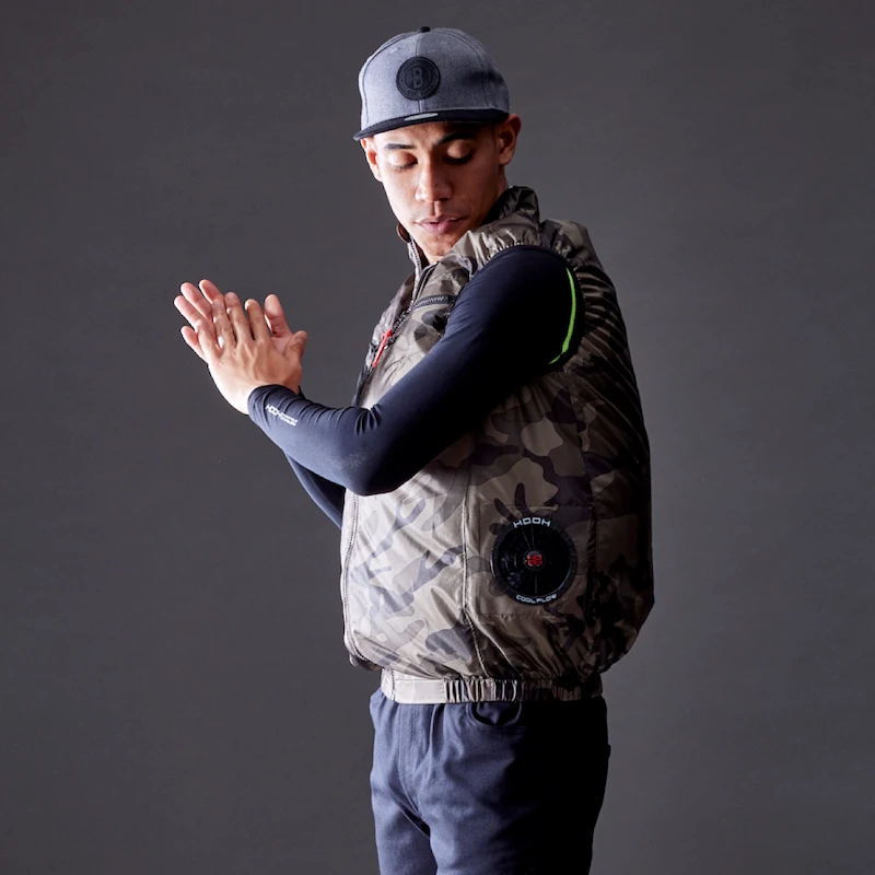 V7719サイドファンベスト 空調機能を取り入れたファン付き作業服- HOOH