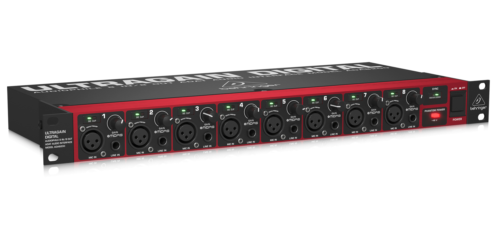 ADAT Audio Interfaces Behringer ADA8200