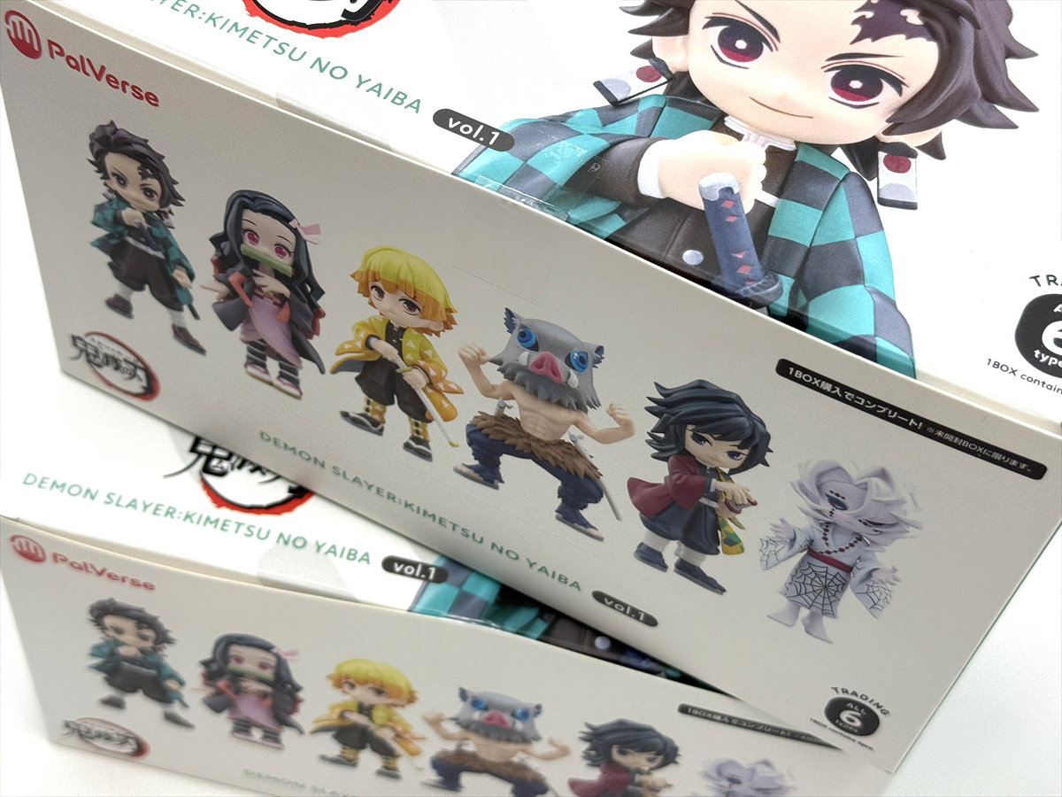 PalVerse 鬼滅の刃 vol.1【BOX】登場！炭治郎たち6キャラのフィギュア