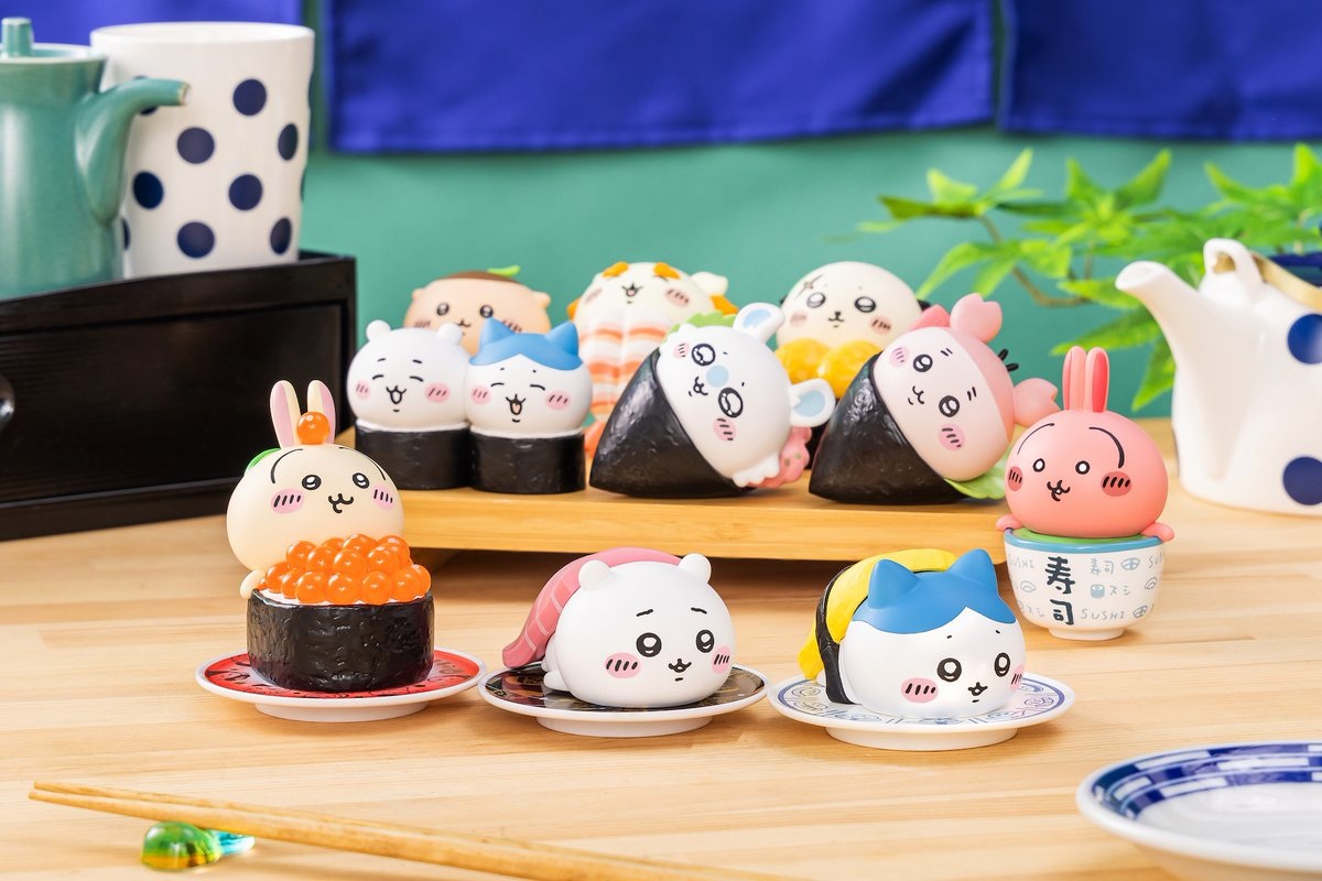 ちいかわたちがお寿司になっちゃった!? 「ちいかわ寿司 フィギュア