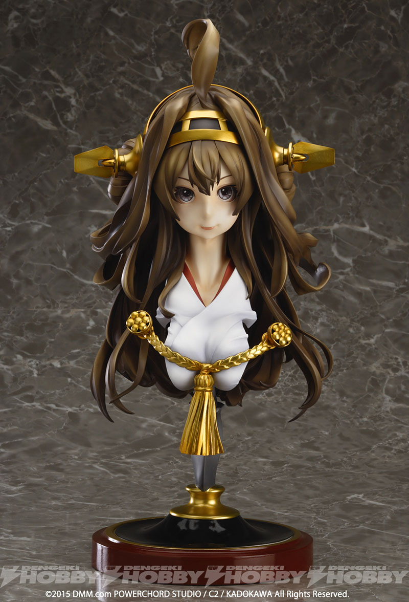 艦これ』金剛の胸像2体が登場！ 原型師オリジナル解釈で約360mmの
