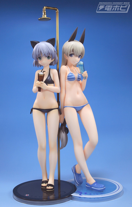 夏を先取り！『ストライクウィッチーズ』サーニャとエイラの水着が