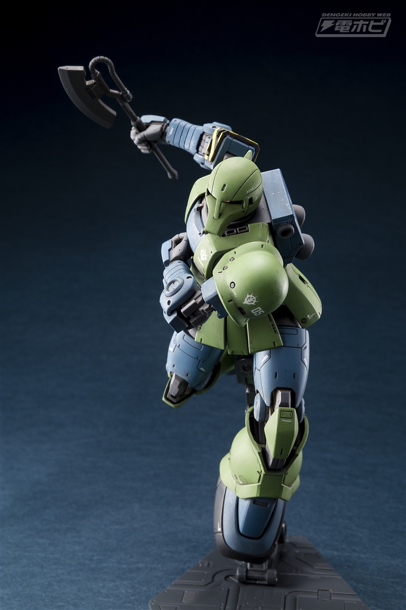 ガンプラ作例【HG 1/144 ザクI（デニム/スレンダー機）】をGASが製作