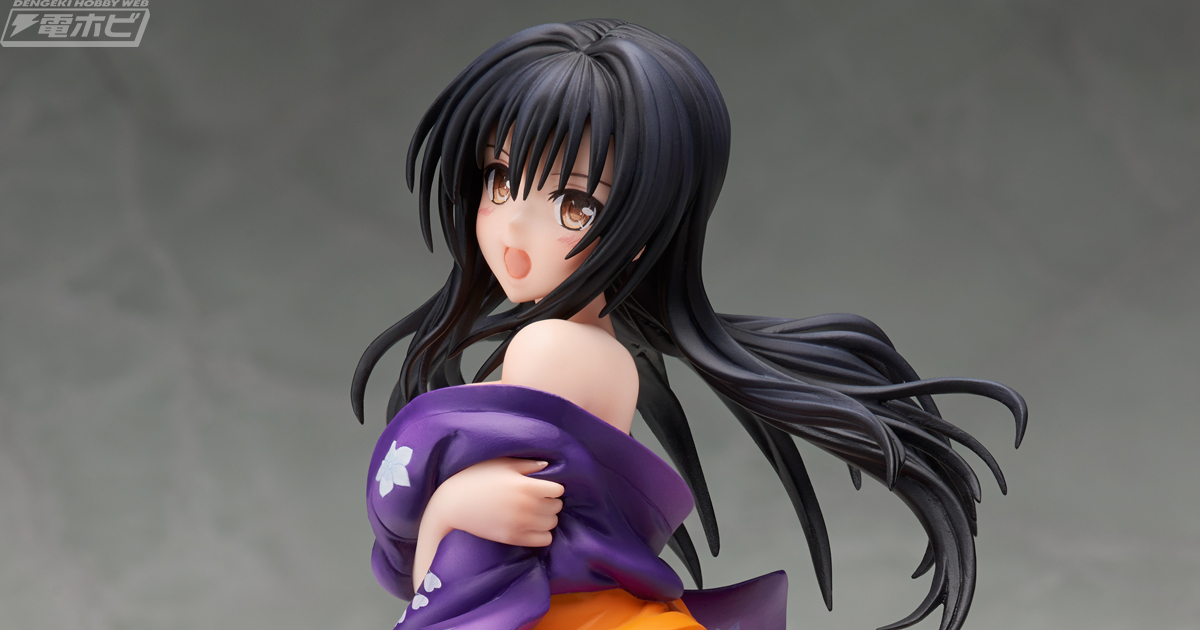 ToLOVEる -とらぶる- ダークネス』古手川唯が浴衣をはだけさせた姿で