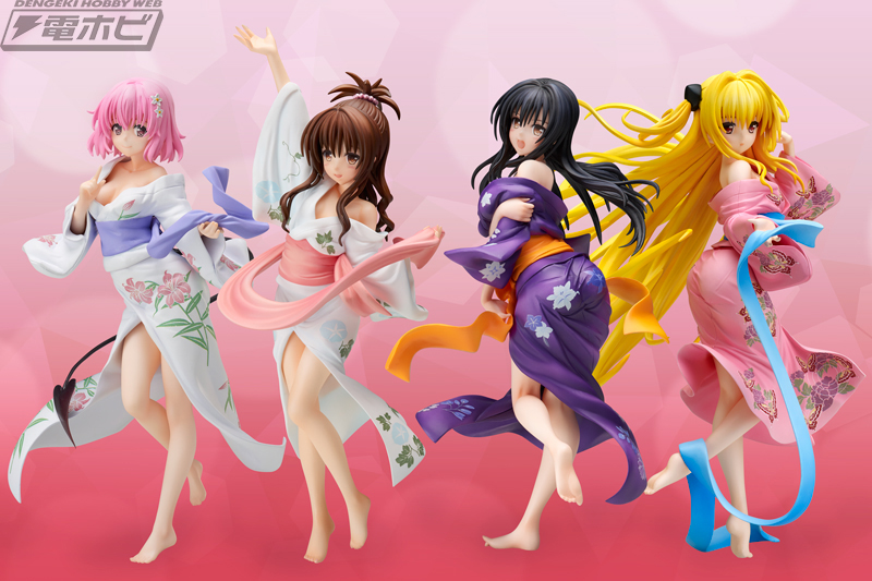 ToLOVEる -とらぶる- ダークネス』古手川唯が浴衣をはだけさせた姿で