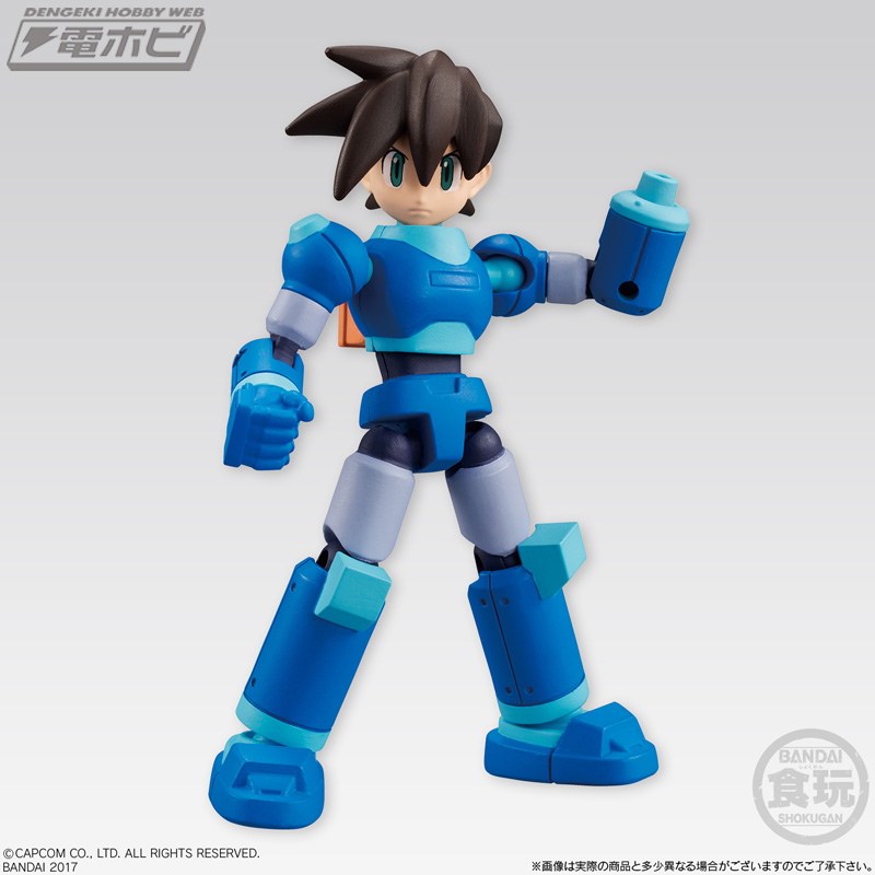 歴代ロックマンがバンダイの食玩「66アクション」シリーズに大集合