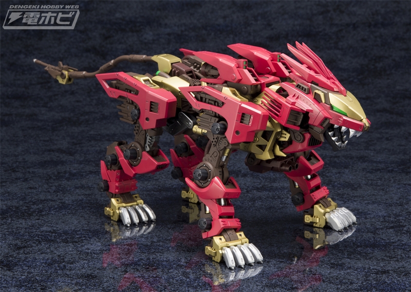 ZOIDS』帝国仕様のレッドカラーのライガーゼロがコトブキヤショップ
