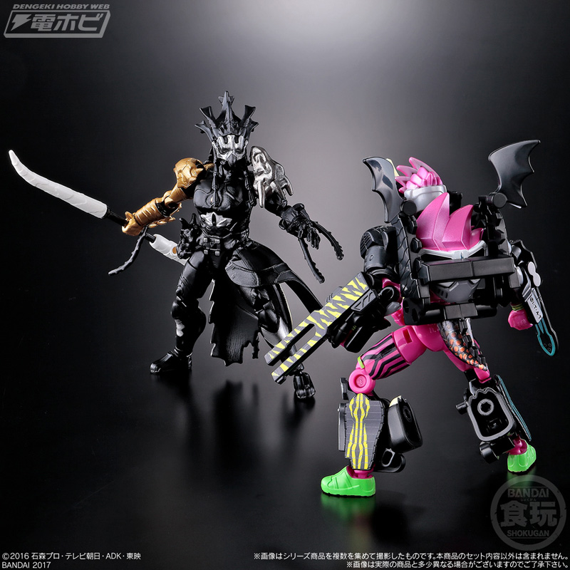 食玩「装動」で最強培養！「グラファイトバグスター」3種セットと