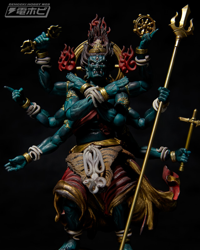 海洋堂の「タケヤ式自在置物」シリーズで軍荼利明王と風神が再臨