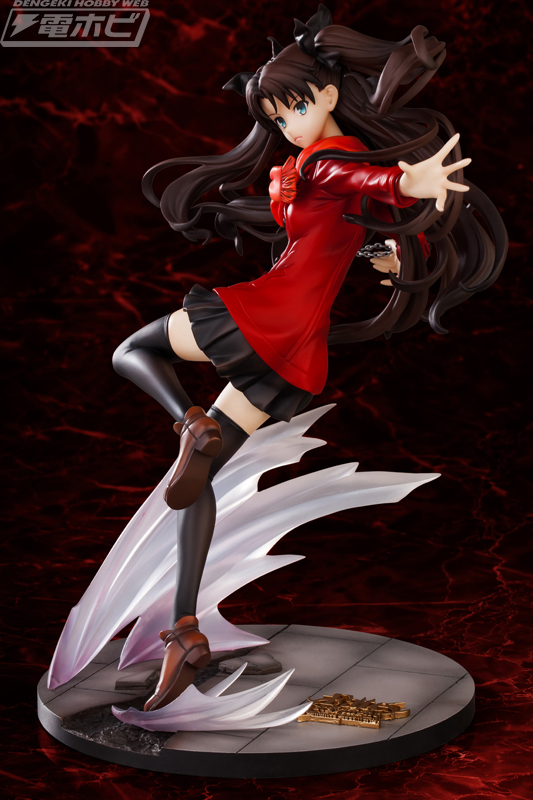 Fate/stay night [Unlimited Blade Works]』遠坂凛が躍動感溢れる姿で