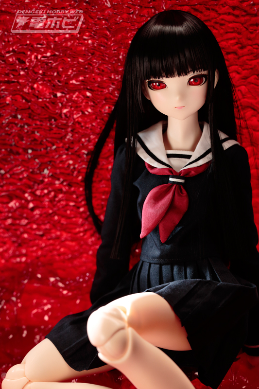 地獄少女』閻魔あい、1/3ドールとしてアゾンより制服ver.でのパワー
