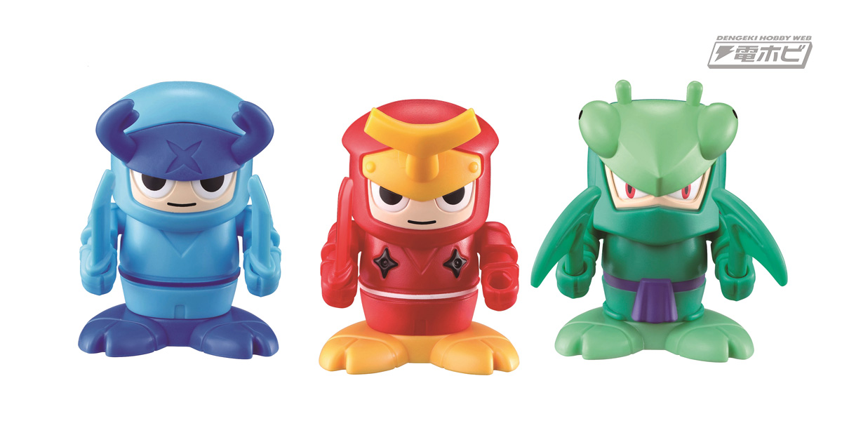 身近に潜む「ムシ」の「忍者」がくるっと回転して参上！バンダイの