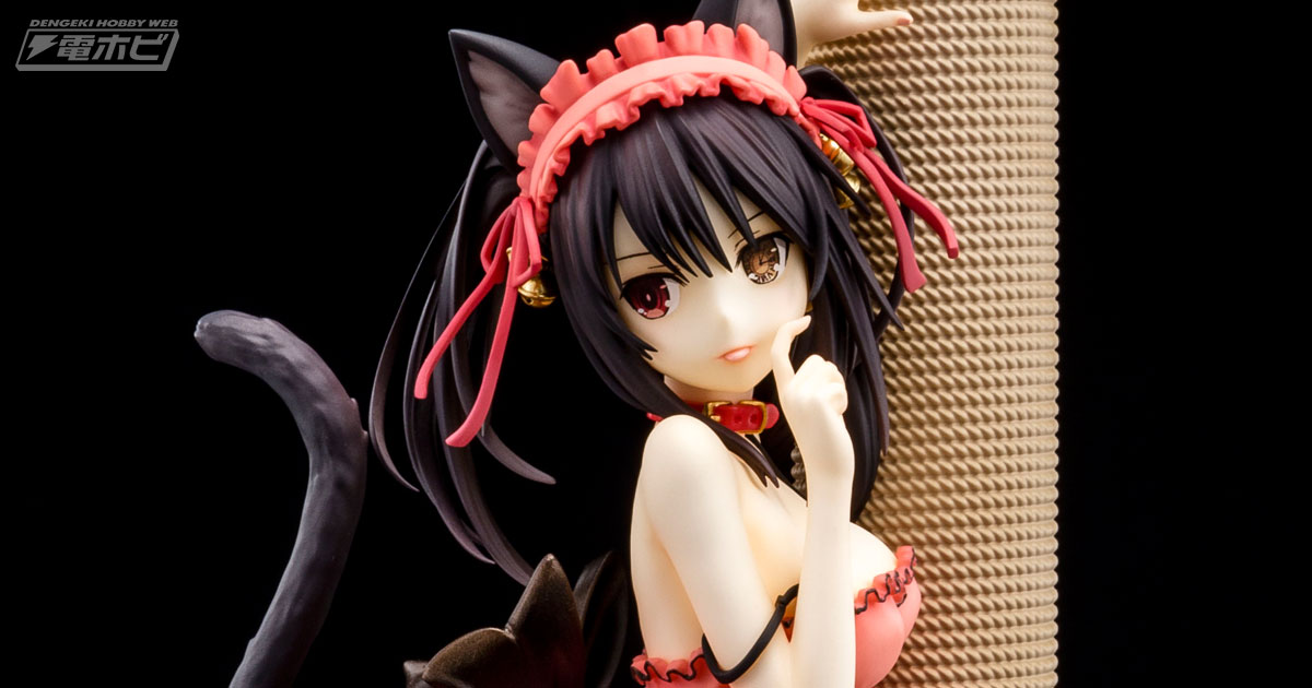 デート・ア・ライブ』猫耳ランジェリー姿の時崎狂三がKADOKAWAより立体