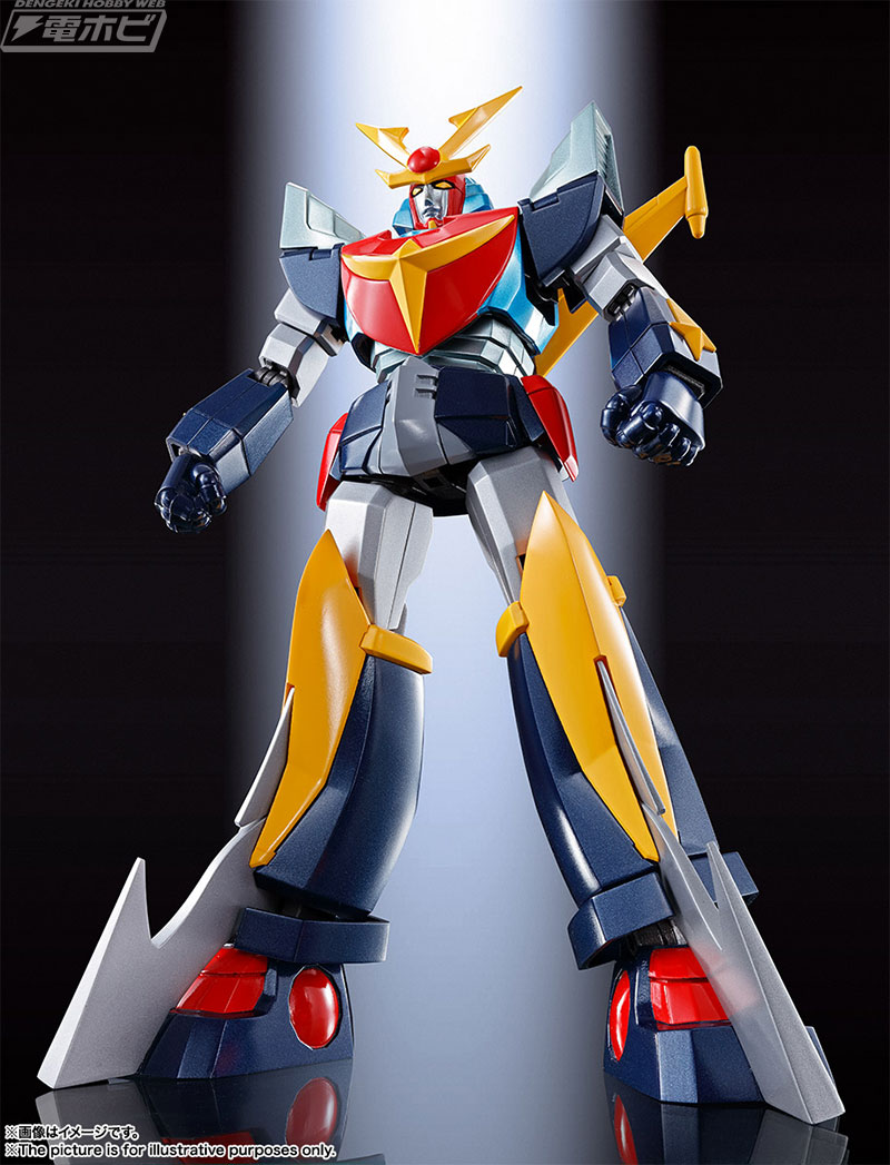 サンアタックの叫びを表現する表情パーツが付属！「超合金魂 GX-82