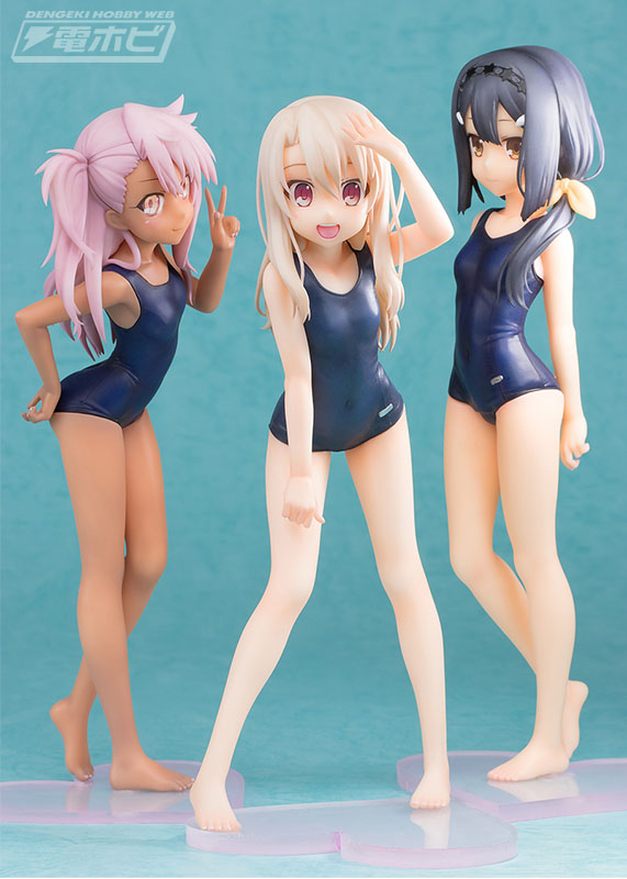 プリズマ☆イリヤ』クロエが褐色肌眩しいスクール水着姿でFOTS JAPAN