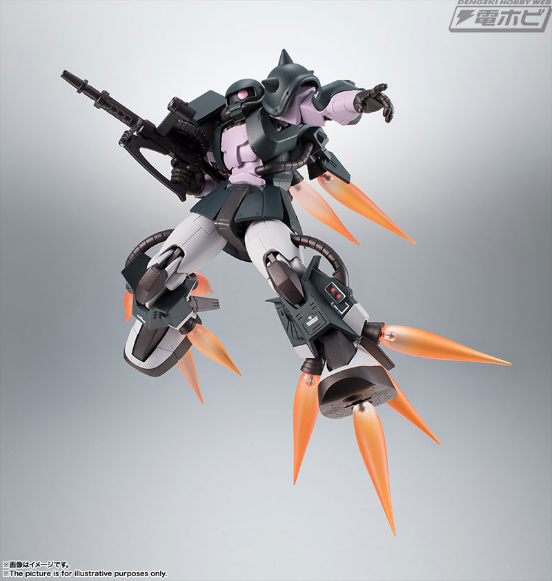 機動戦士ガンダム』ROBOT魂 高機動型ザクII ver. A.N.I.M.E.～黒い