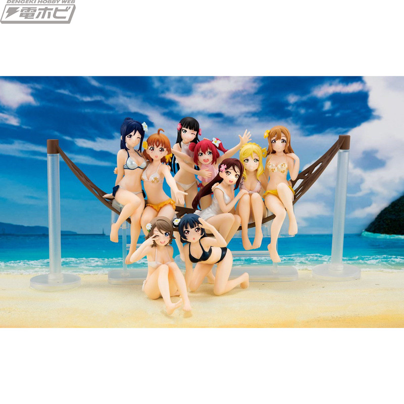 水着姿のAqoursメンバー勢揃い！フィギュア「Gasha Portraits ラブ