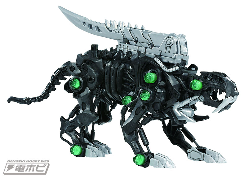 ゾイドワイルド』シリーズ初！待望の虎モチーフのサーベルタイガー種