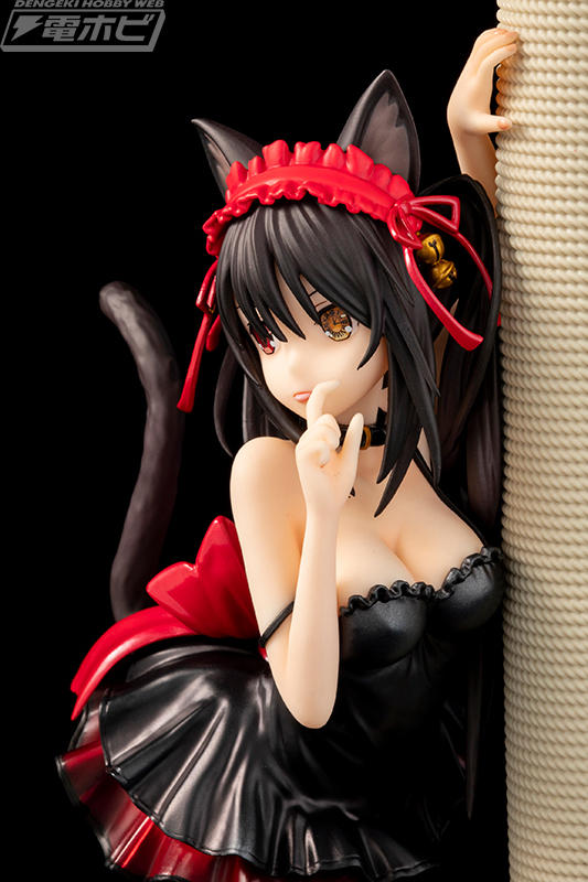 挑発的な表情がセクシー！『デート・ア・ライブIII』黒猫バージョンと