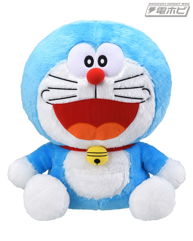 ふわふわ手触りに癒される！特大サイズのドラえもんのぬいぐるみがセガ