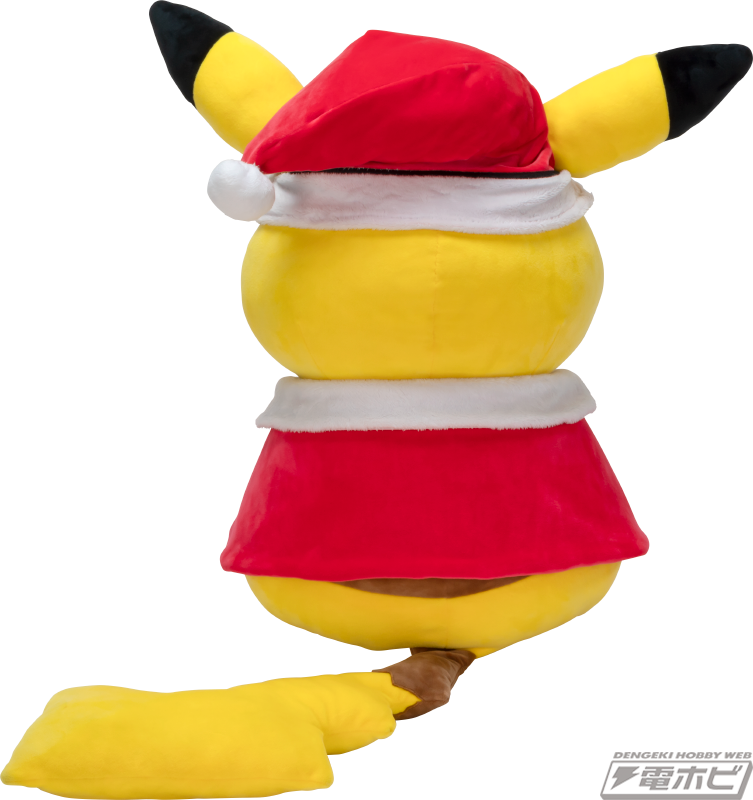 ポケモン』サンタ姿のピカチュウが大きなぬいぐるみに！クリスマスまで