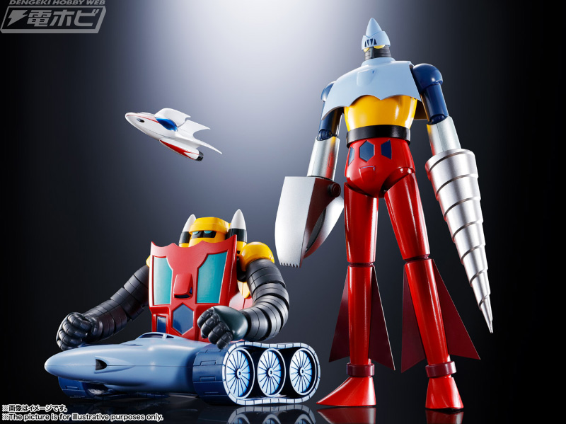 ゲッターロボ』よりフィギュア「超合金魂 GX-91 ゲッター2＆3 D.C.」が