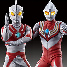 ウルトラマンエックスとグリーザ（第二形態）が光る！フィギュア