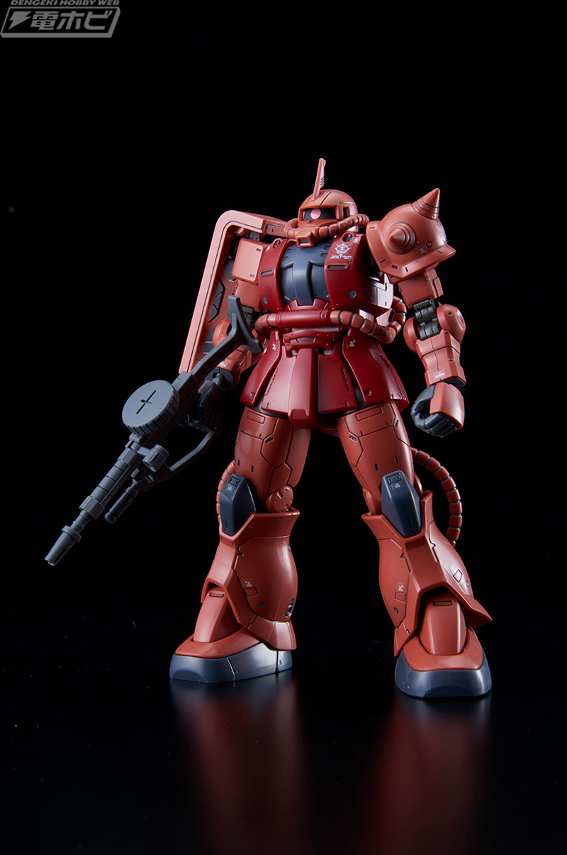 機動戦士ガンダム THE ORIGIN』のガンプラ「HG シャア専用ザクII 赤い