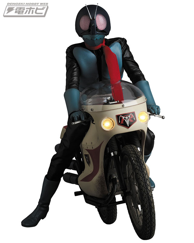 石ノ森章太郎生誕80周年！仮面ライダー旧1号とサイクロン号がセットに