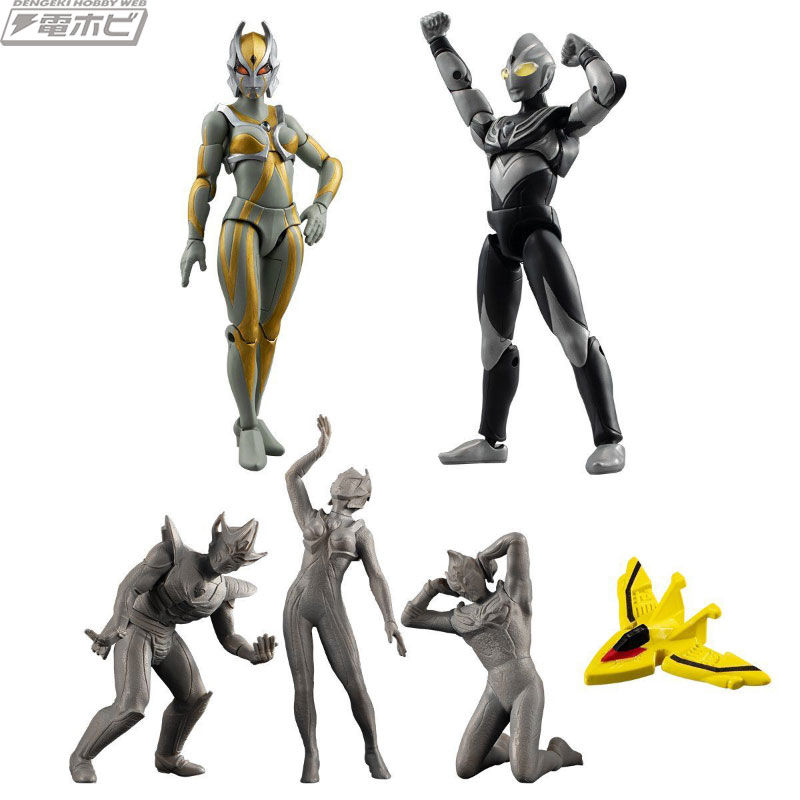 ウルトラマンティガの本来の姿「ティガダーク」も参戦！食玩「超動