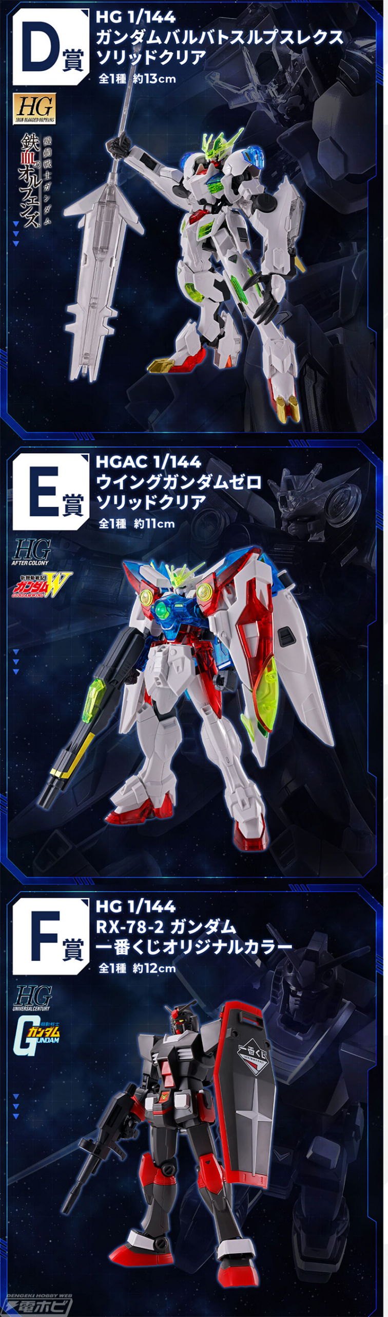 一番くじ 機動戦士ガンダム ガンプラ 2024」の発売日が8月23日（金）に