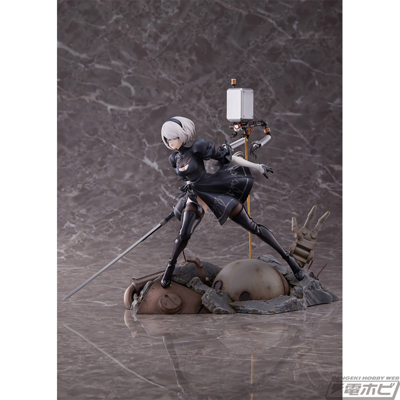 NieR:Automata Ver1.1a』描き下ろしイラストをもとに再現された2Bの