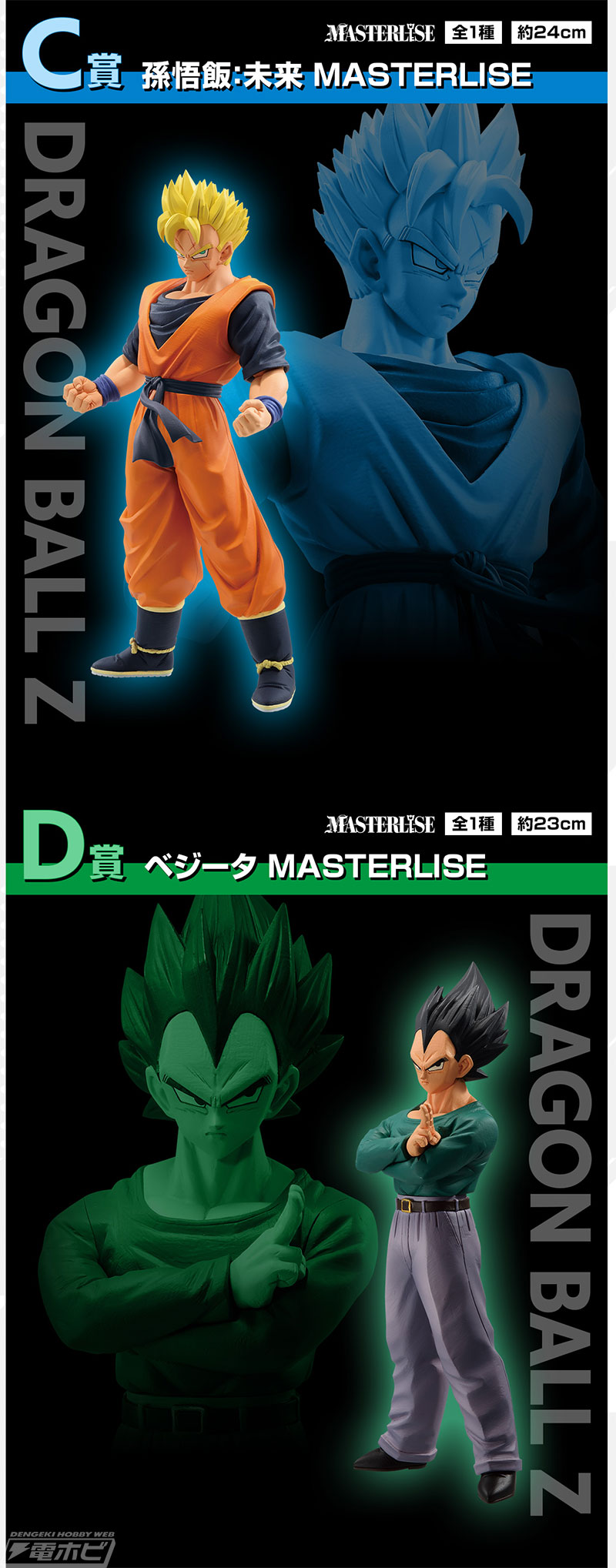 パーフェクトセルやトランクス、孫悟飯：未来などのフィギュアが当たる