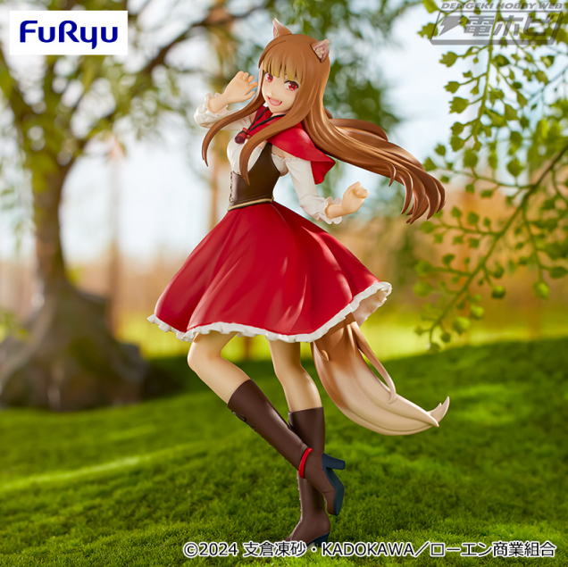 狼と香辛料 MERCHANT MEETS THE WISE WOLF』より、赤ずきん姿のホロが