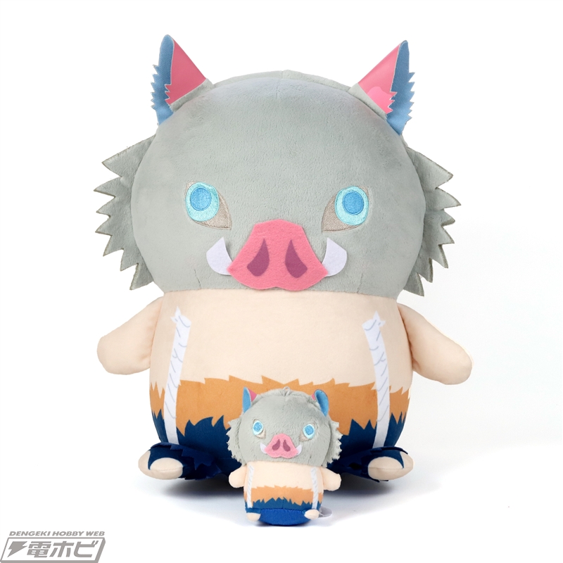 炭治郎、善逸、伊之助が抱きしめサイズのキュートなぬいぐるみに！『鬼