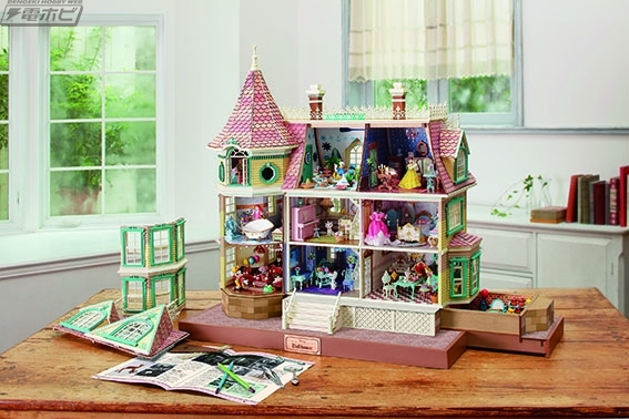 週刊『ディズニー ドールハウス』が2月12日創刊！9部屋＋地下室に