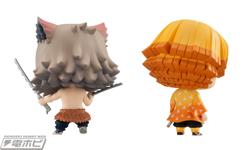 鬼滅の刃』主人公・炭治郎の同期である善逸と伊之助がセットになって