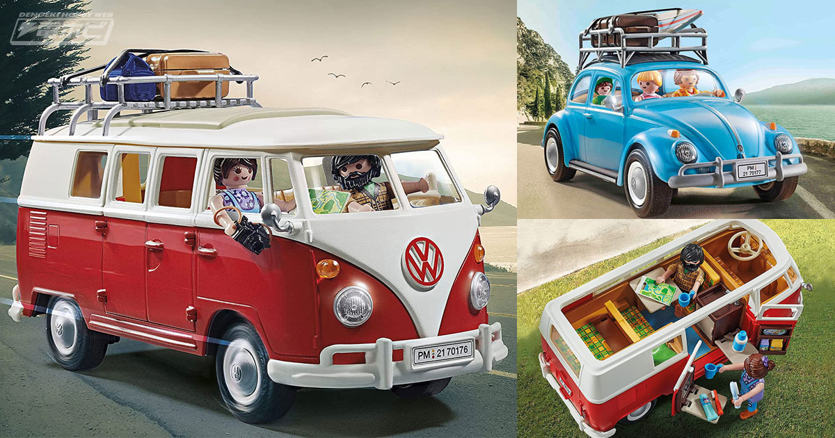 旅の小物付き！フィギュアを乗せて遊べる「フォルクスワーゲン」T1