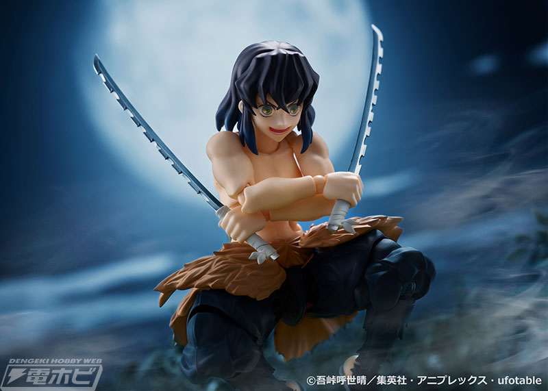 鬼滅の刃』嘴平伊之助がアクションフィギュア「figma」となって登場