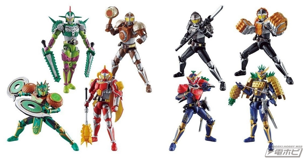 食玩「SO-DO CHRONICLE 仮面ライダー鎧武」シリーズに黒影＆ナックル