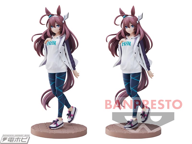 私服姿のライスシャワーやミホノブルボンのフィギュアも登場！コラボ