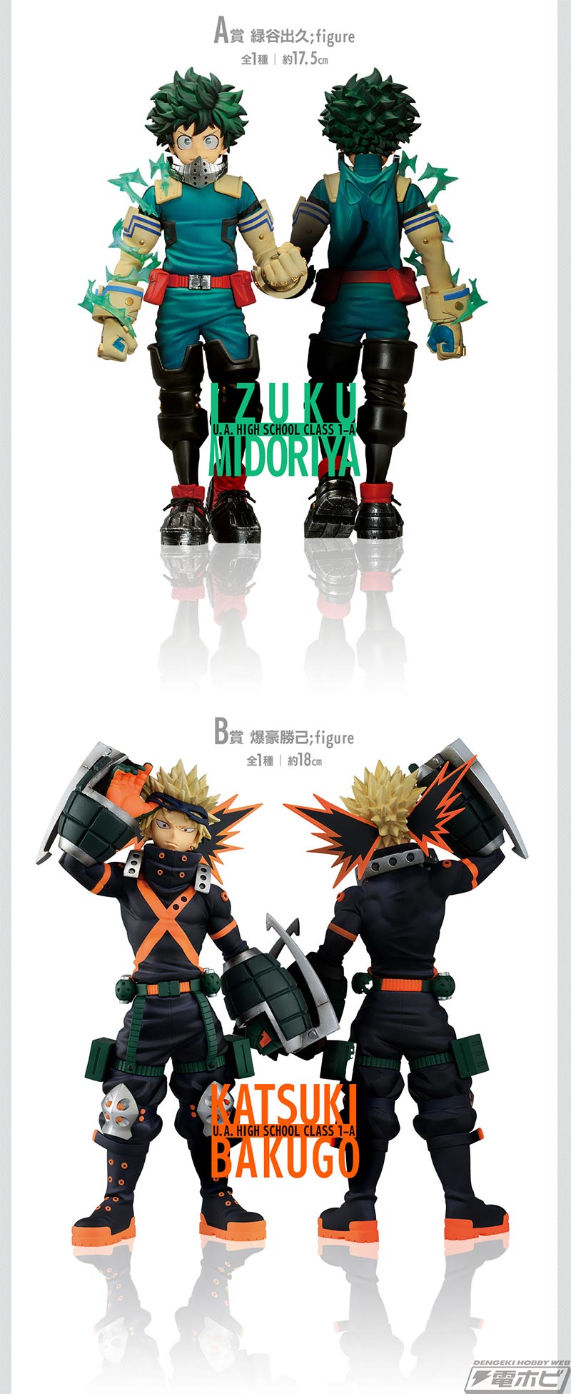 次世代ヒーロー7人と頼れる教師「相澤消太」のフィギュアが当たる