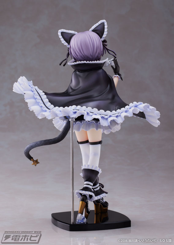 涼宮ハルヒの憂鬱』オリジナルの猫耳メイド服姿の「長門有希」が