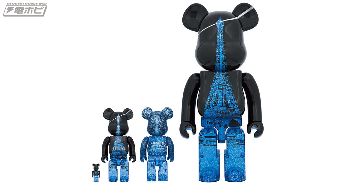 夜景に煌めくエッフェル塔がデザインされたBE@RBRICKが登場！100