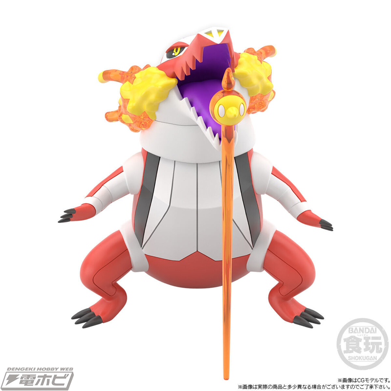 ポケモンSV』ネモ、ラウドボーン、パーモットが食玩フィギュア化