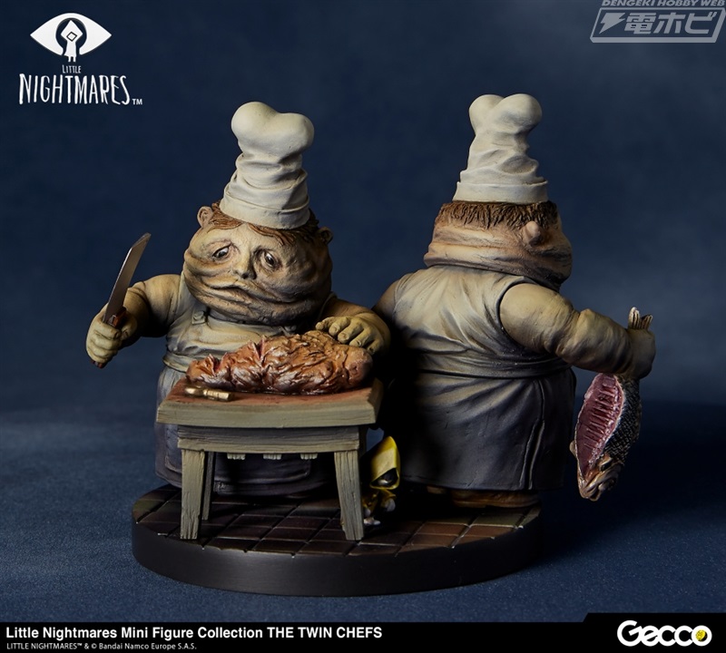 リトルナイトメア』双子のシェフがミニフィギュア化！刻まれた肉や調理