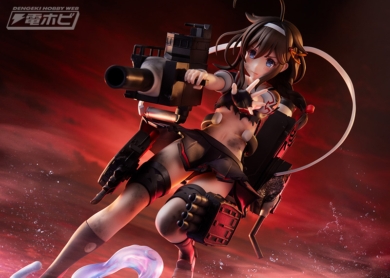 中破するも勇猛果敢に砲撃を行う姿を再現！『艦隊これくしょん-艦これ