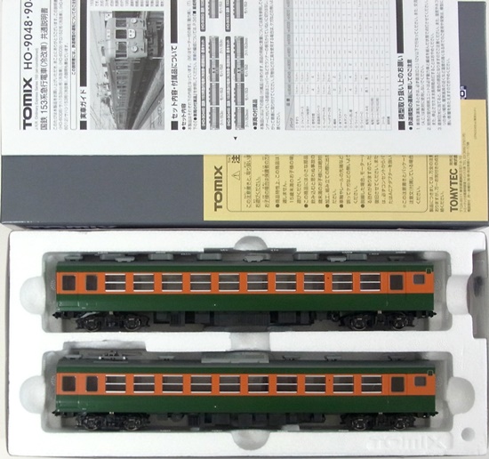 公式]鉄道模型(HO-9051国鉄 153系急行電車 (冷改車) 2両増結セット (T